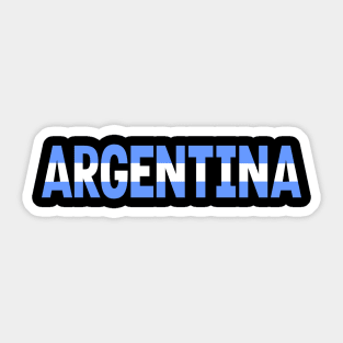 COUNTRY FLAG - ARGENTINA Sticker